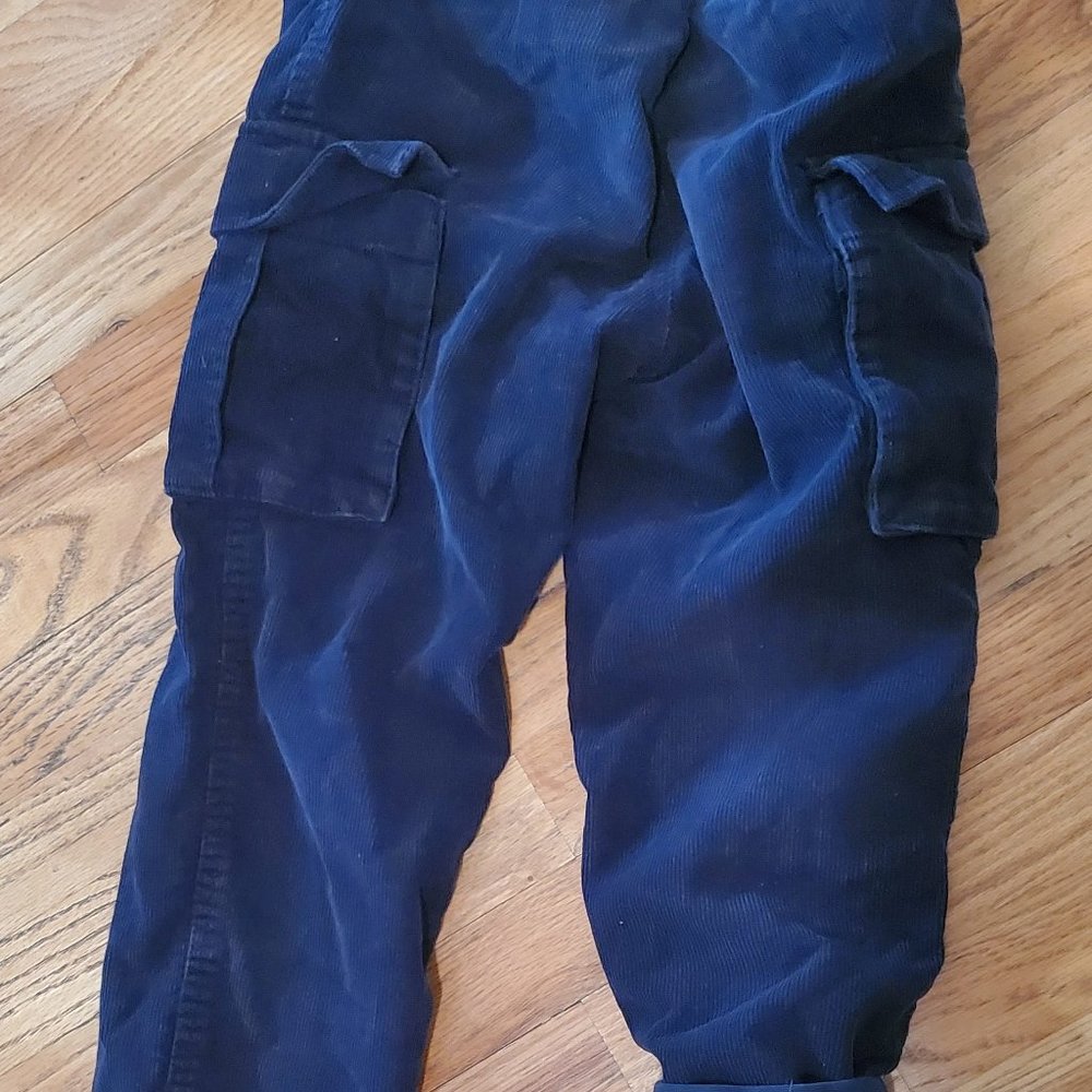 WARM CORDUROY LINED CARGO PANTS - Size XL Big Boys GAP